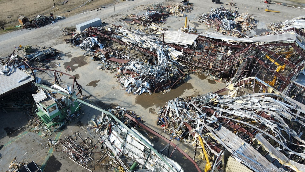 Severe Weather and Tornado Damage in Trumann, Arkansas