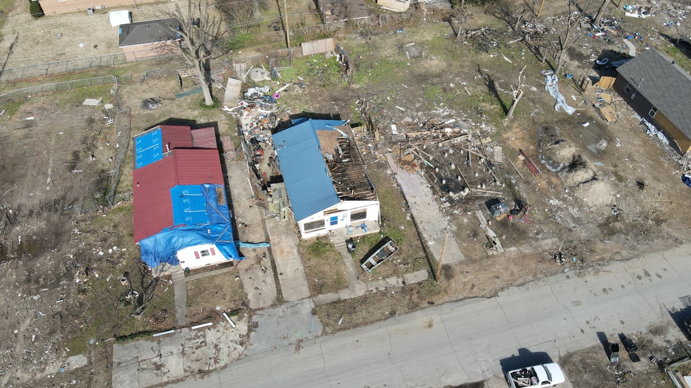 Severe Weather and Tornado Damage in Trumann, Arkansas