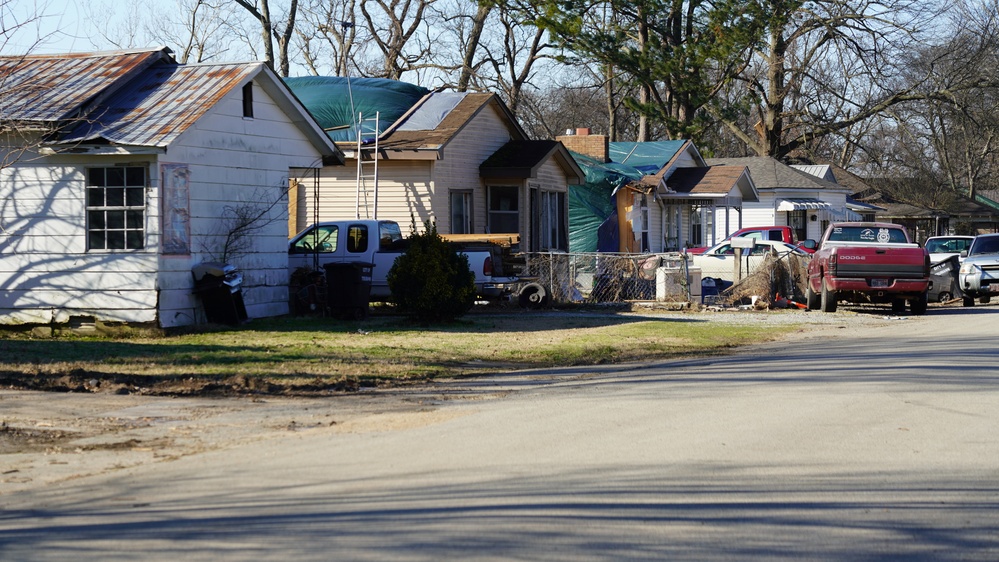 Severe Weather and Tornado Damage in Trumann, Arkansas