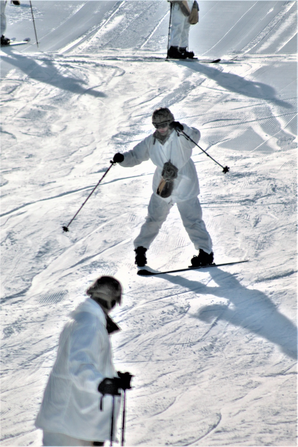 CWOC students complete skiing familiarization during training at Fort McCoy