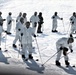 Cold-Weather Operations Course students complete skiing familiarization during training at Fort McCoy