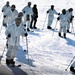 Cold-Weather Operations Course students complete skiing familiarization during training at Fort McCoy