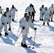 Cold-Weather Operations Course students complete skiing familiarization during training at Fort McCoy