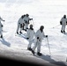 Cold-Weather Operations Course students complete skiing familiarization during training at Fort McCoy