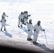 Cold-Weather Operations Course students complete skiing familiarization during training at Fort McCoy