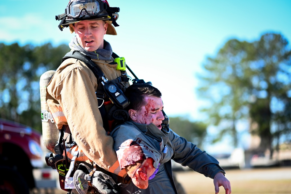 20th Fighter Wing conducts mass casualty exercise