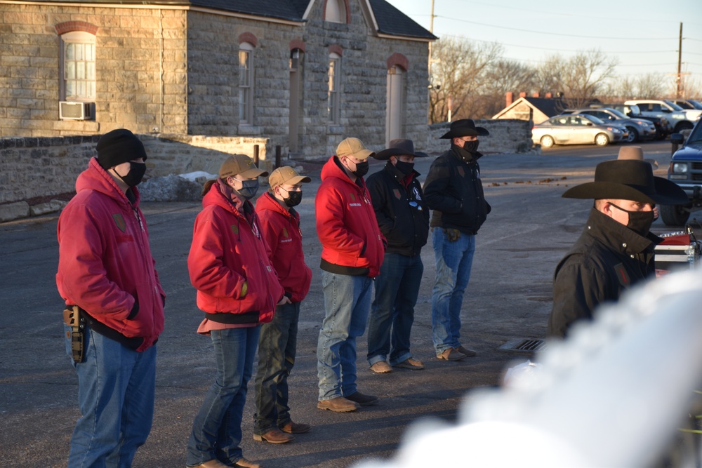 Candidates try out for Commanding General’s Mounted Color Guard