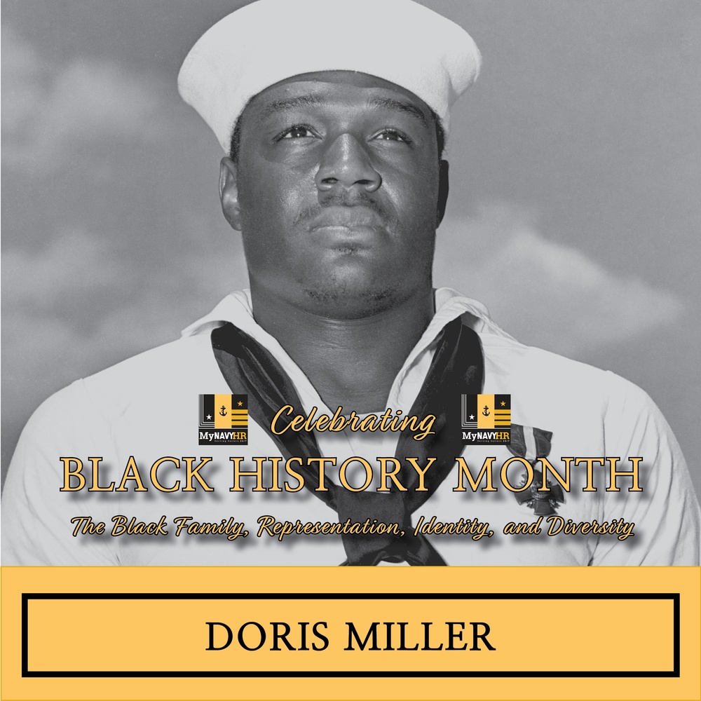 2021 MyNavy HR Black History Month Graphic - Doris Miller