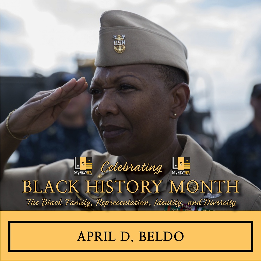 MyNavy HR Black History Month Graphic - April Beldo