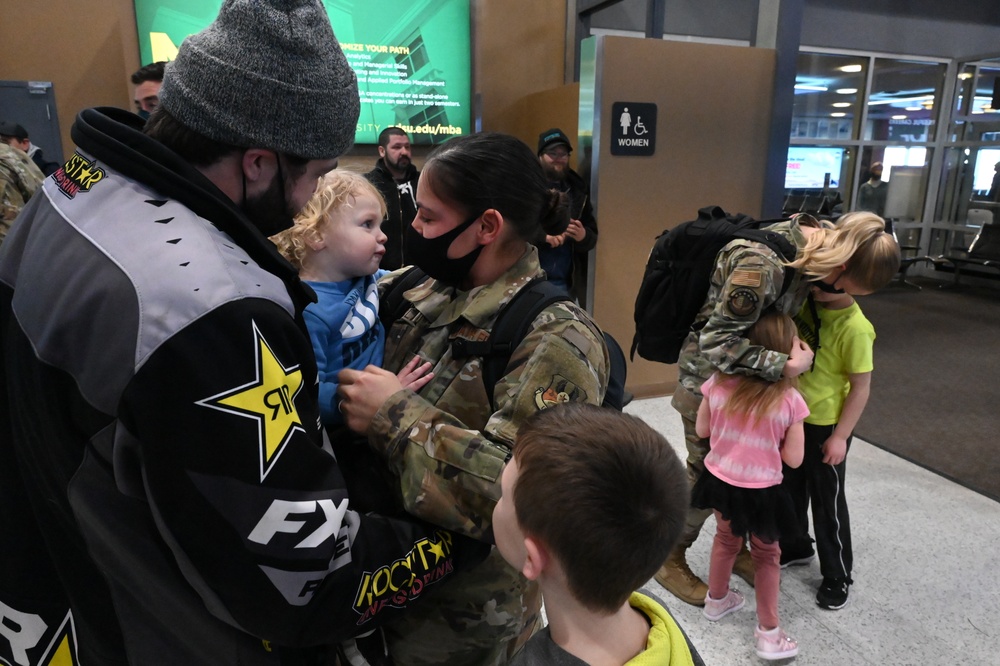 119th Wing members return from deployment