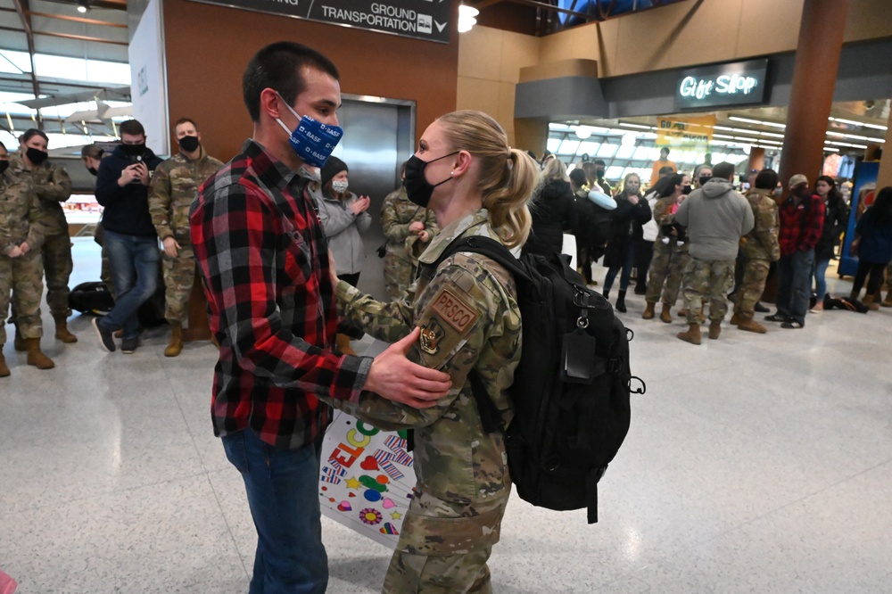 119th Wing members return from deployment