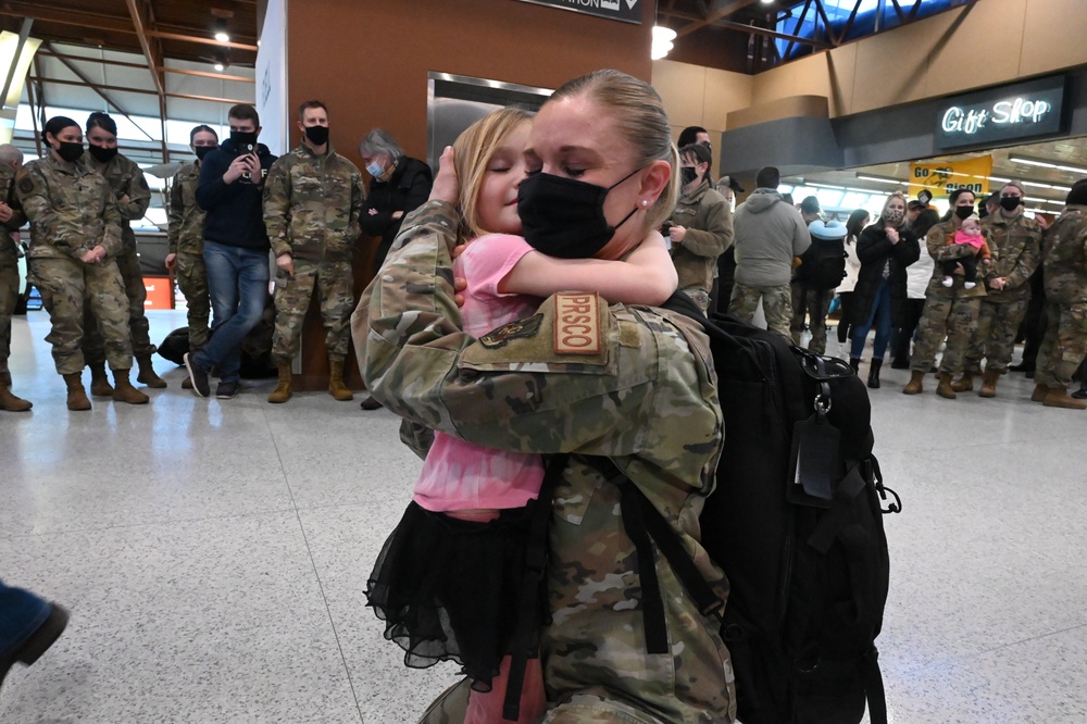 119th Wing members return from deployment