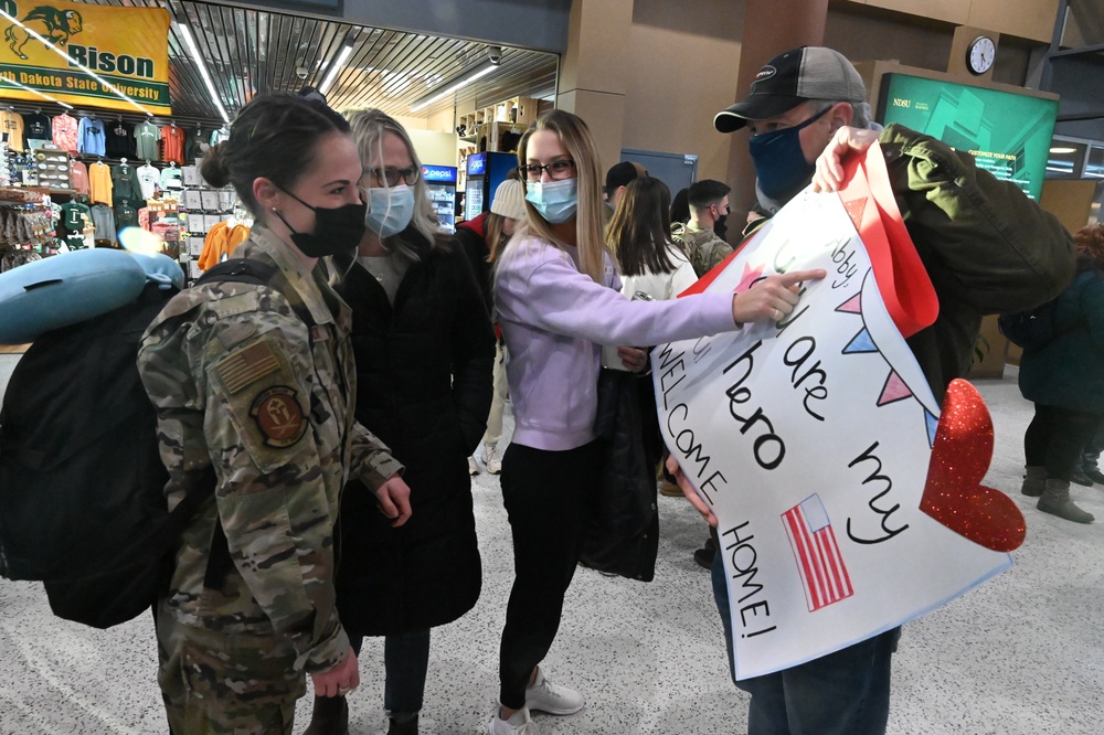 119th Wing members return from deployment