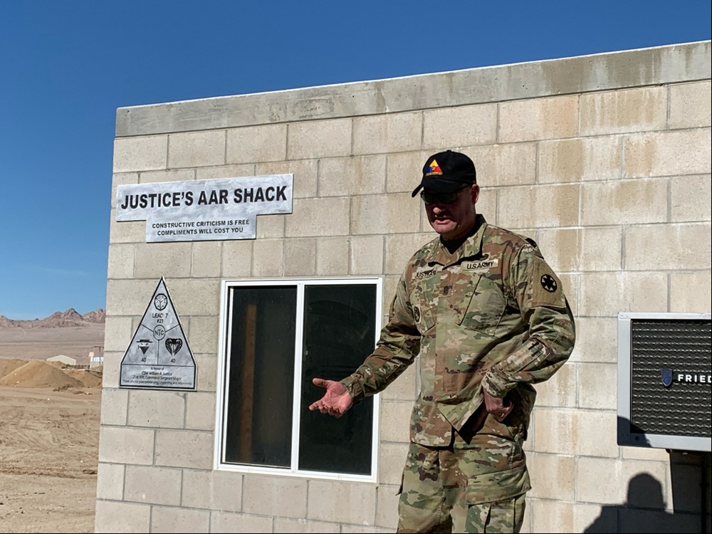 NTC Dedicates Place In the Desert (PID) to Departing CSM