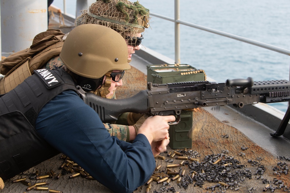 M240B Machine Gun Shoot during COMPTUEX