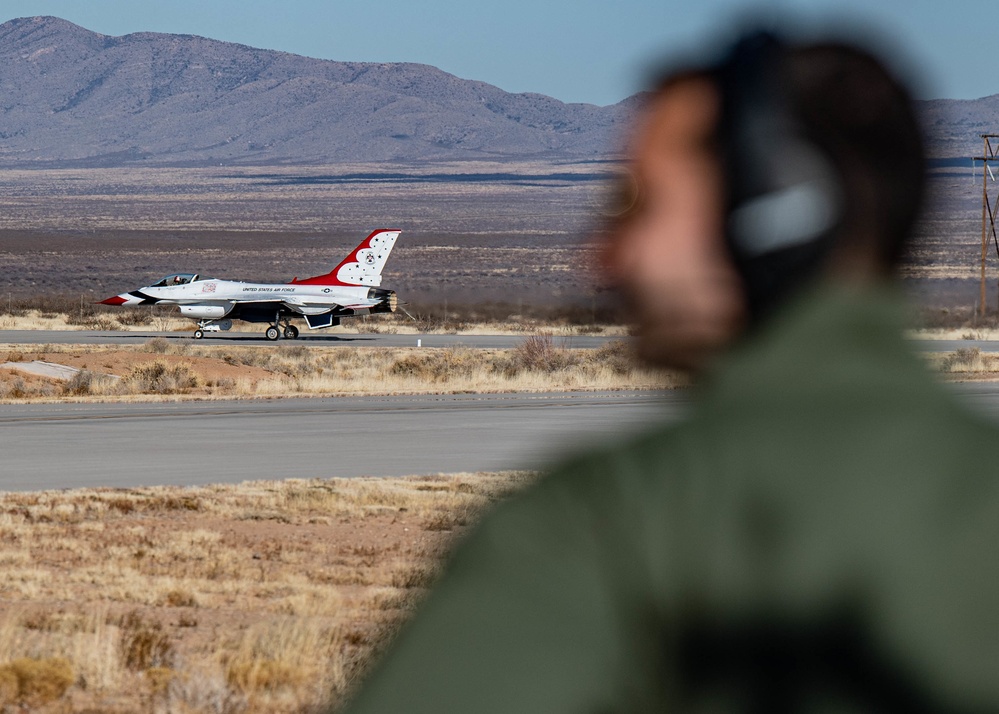 Air Force Thunderbirds Wrap Up the First Half of Winter Training