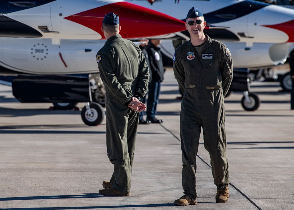 Air Force Thunderbirds Wrap Up the First Half of Winter Training