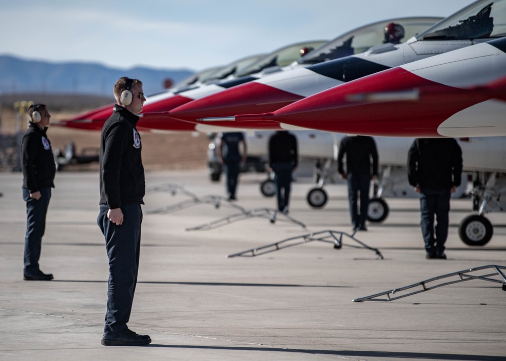 Air Force Thunderbirds Wrap Up the First Half of Winter Training