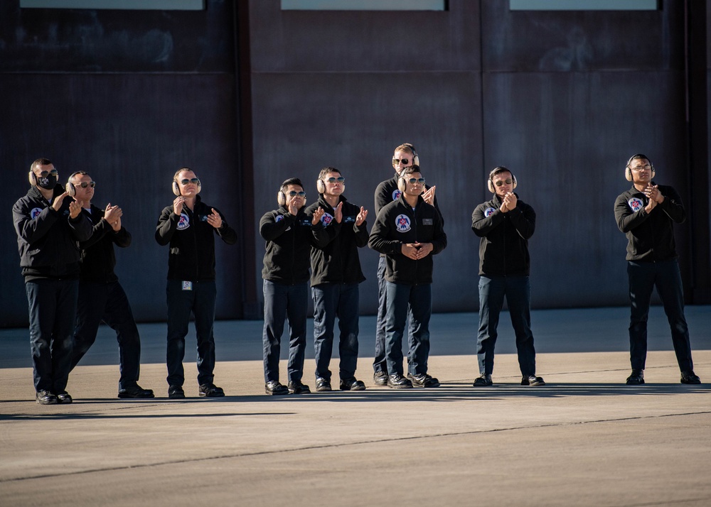 Air Force Thunderbirds Wrap Up the First Half of Winter Training