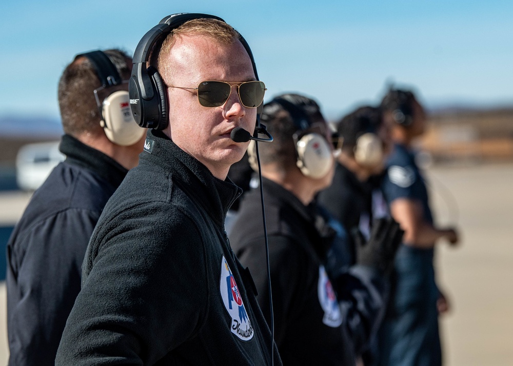 Air Force Thunderbirds Wrap Up the First Half of Winter Training