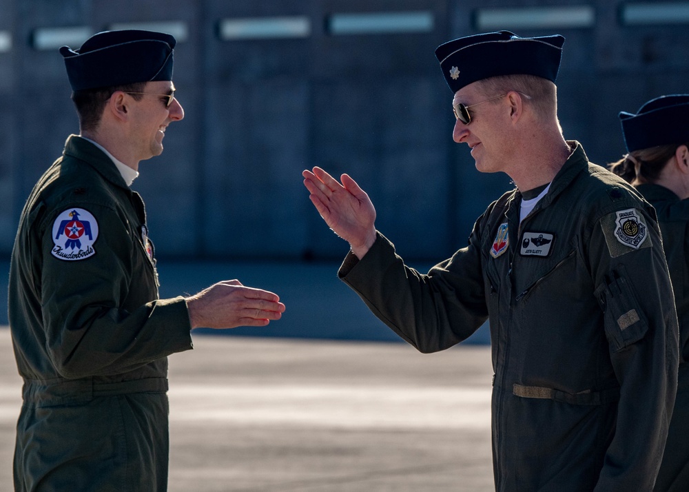 Air Force Thunderbirds Wrap Up the First Half of Winter Training
