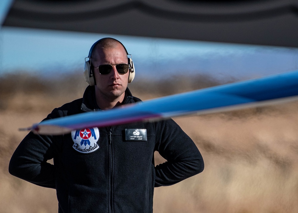 Air Force Thunderbirds Wrap Up the First Half of Winter Training