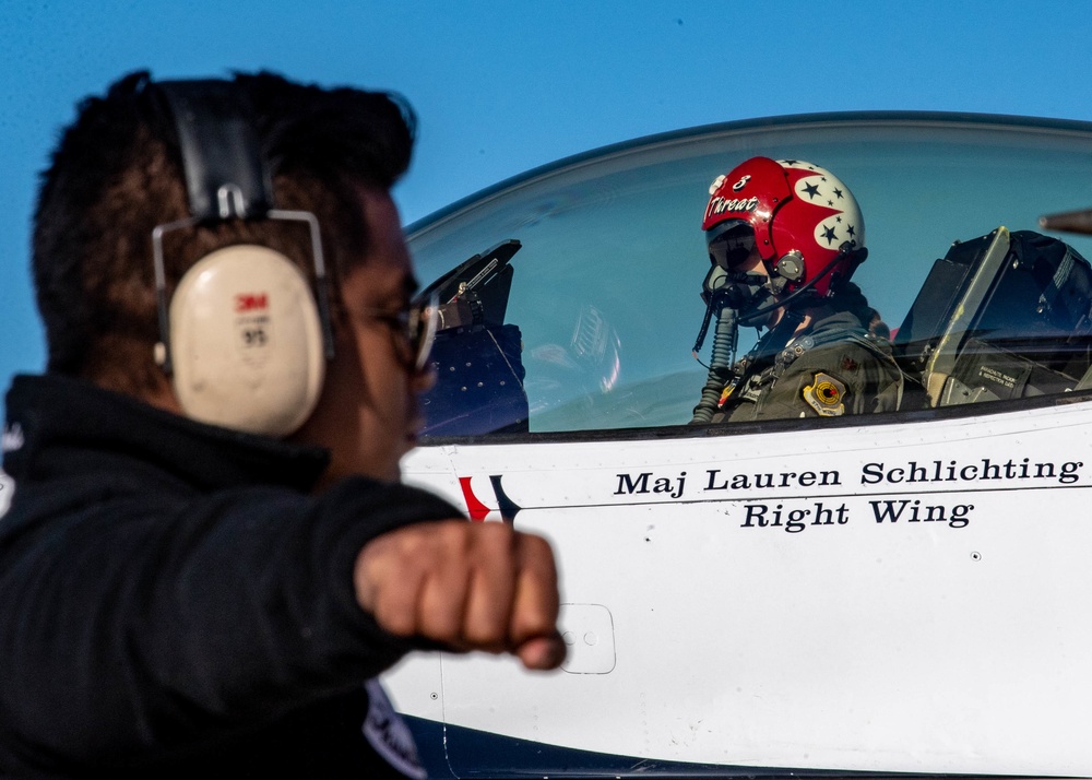 Air Force Thunderbirds Wrap Up the First Half of Winter Training
