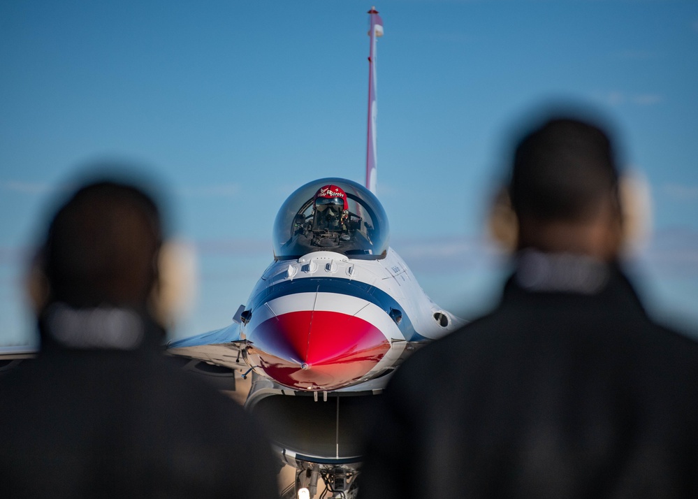 Air Force Thunderbirds Wrap Up the First Half of Winter Training