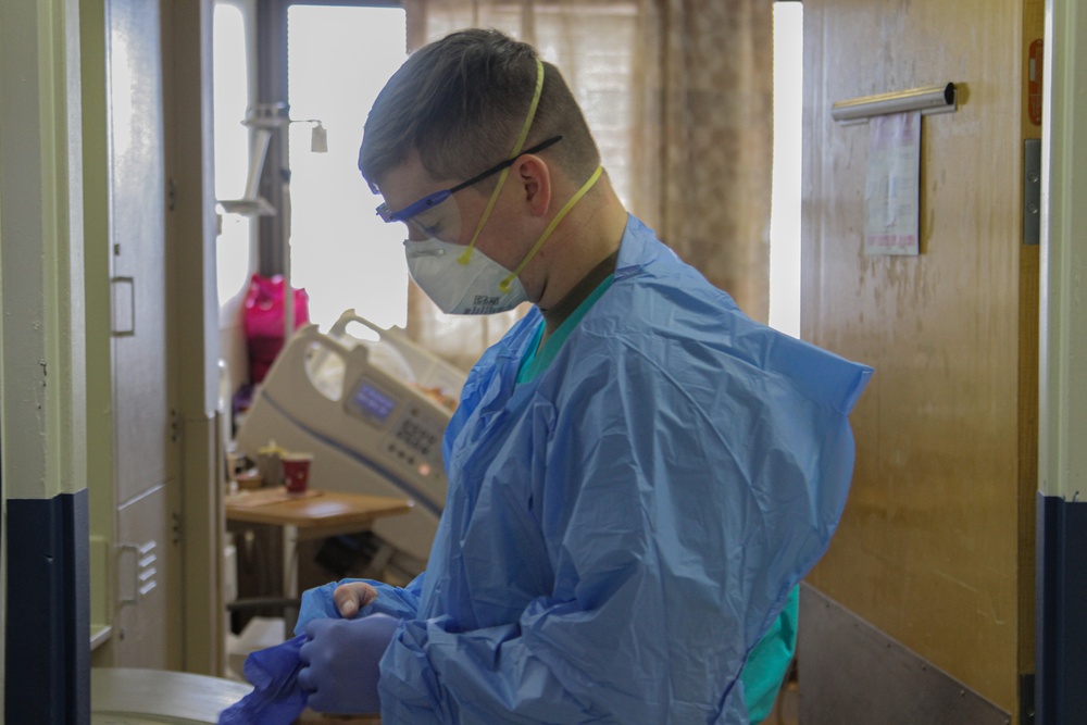U.S. Army Military Medical Team begins Medical Operations at University Hospital in Newark, New Jersey.