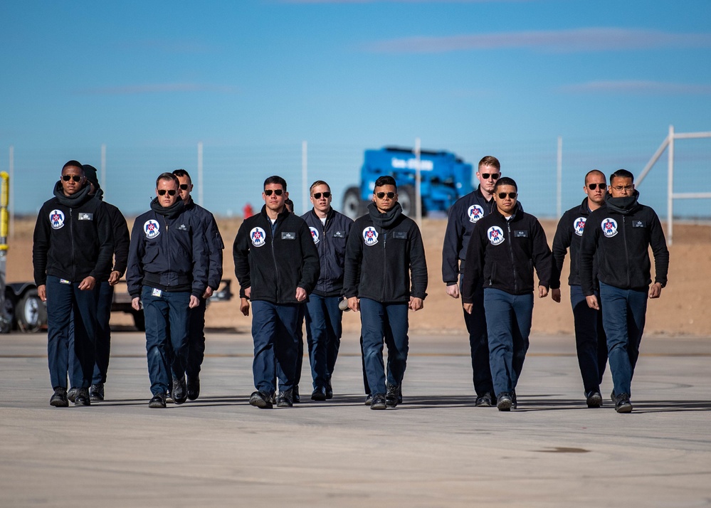 Air Force Thunderbirds Wrap Up the First Half of Winter Training