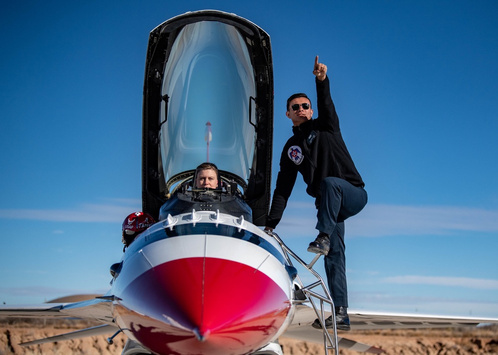 Air Force Thunderbirds Wrap Up the First Half of Winter Training