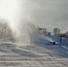 Snowmaking at Fort McCoy's Whitetail Ridge Ski Area