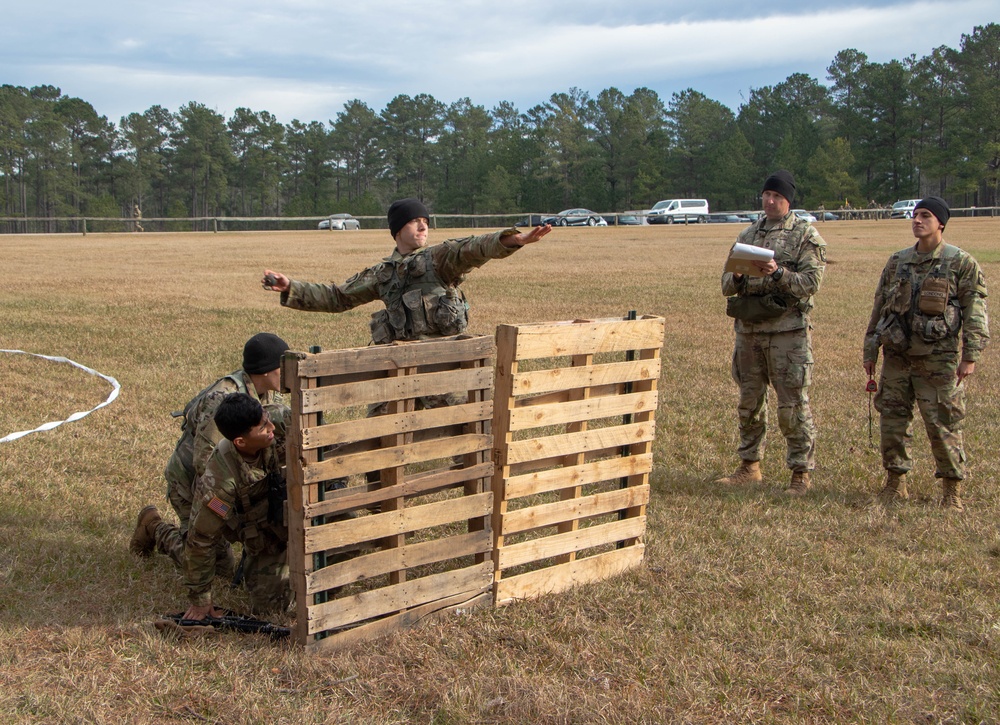 6th Brigade Army ROTC Ranger Challenge | Hand Grenade Assault Course