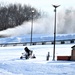 Snowmaking at Fort McCoy's Whitetail Ridge Ski Area