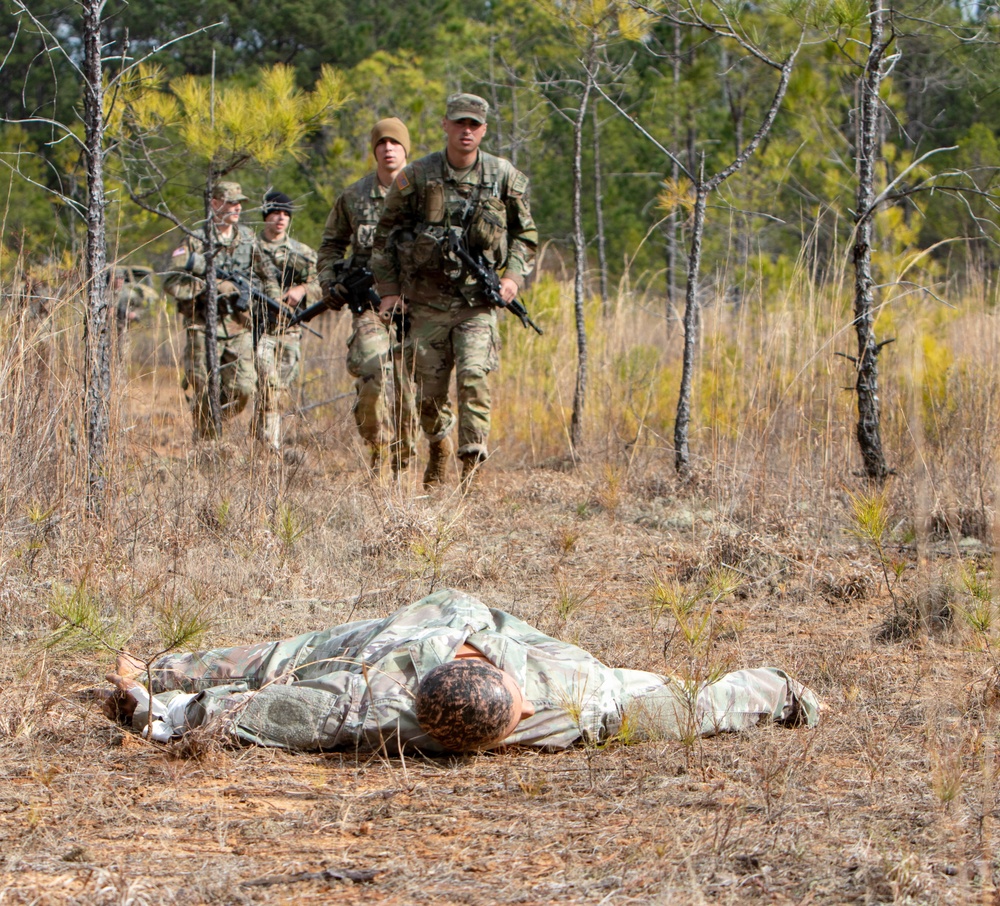 6th Brigade Army ROTC Ranger Challenge | Tactical Combat Casualty Care Simulation