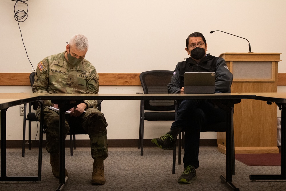 Major General meets with Navajo Nation President to discuss COVID protocols