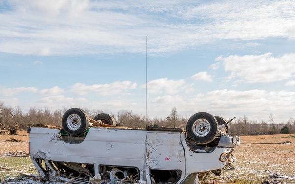 Tornado Damage in Mayfield, KY