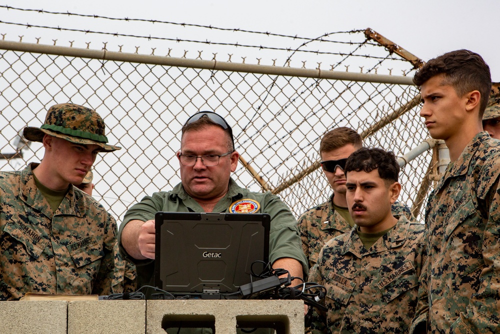 U.S. Maines with 7th and 9th Engineer Support Battalions conduct training with 1st EOD Marines