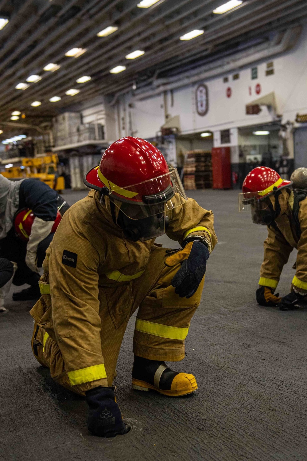 USS America Sailors Conduct General Quarters Drill