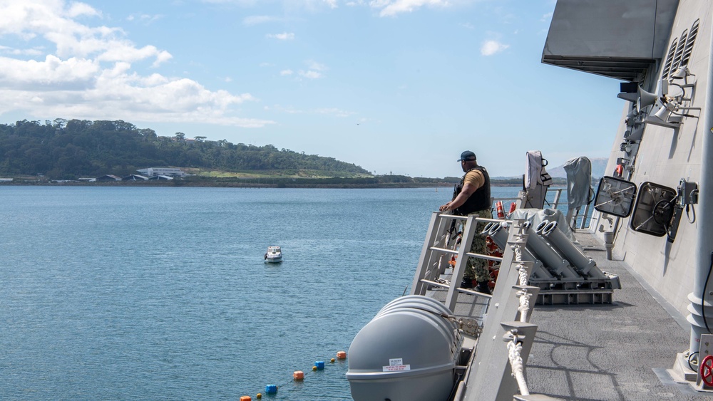 USS Charleston Conducts Port Visit to Subic Bay, Philippines