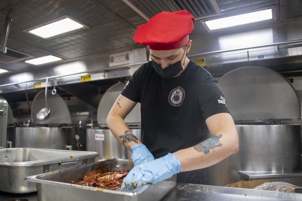 USS America Prepares Dinner