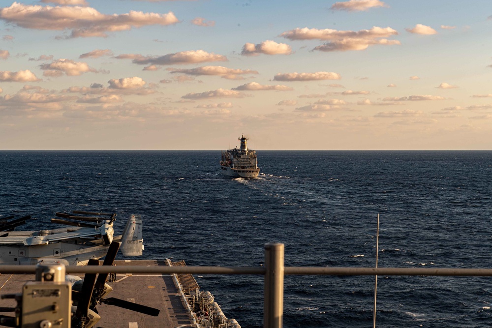 DVIDS - Images - USS America (LHA 6) Conducts Replenishment-At-Sea ...