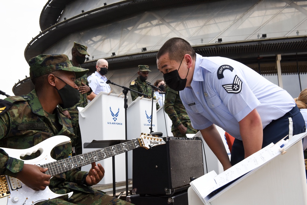 USAFE, RDF bands build relationships through music
