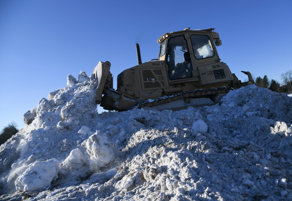 Wisconsin troops set up for Winter Strike