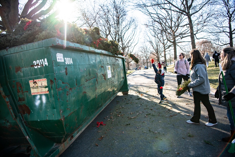 Wreaths Out at Arlington National Cemetery 2022