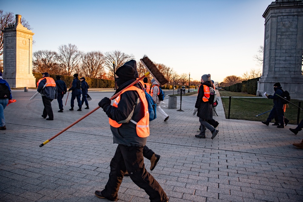 Wreaths Out at Arlington National Cemetery 2022