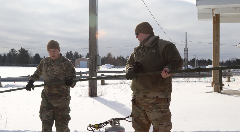 Winter Strike: extreme cold weather training