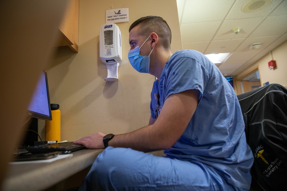 U.S. Army Military Medical Team Perform Routine Hospital Operations at Lifespan Community Health Institute