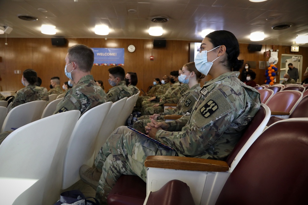U.S. Military Medical Team Arrives at New York City Health Hospital in Brooklyn, New York
