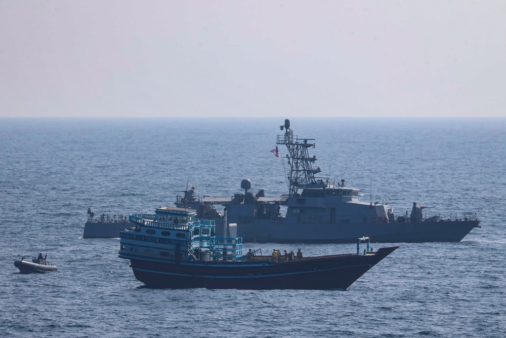 U.S. Navy Interdicts Stateless Vessel Previously Caught Smuggling Weapons